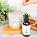 Spritz 4 Ounce Glass Bottle Scented Fragrance Room Mist Spray Air Freshener, Bayou Blossom