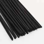 VFULIE 100PCS Reed Diffuser Sticks, 10 Inch Natural Rattan Wood Sticks Essential Oil Aroma Diffuser Sticks Refill Replacement for Aroma Fragrance (Black)