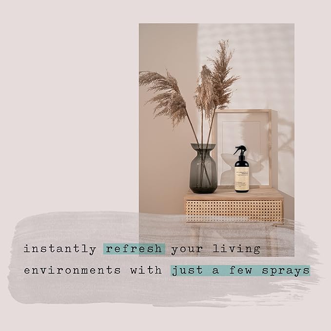 Air Essentials Air Freshener & Odor Eliminator Spray - 12 oz, Pack of 2 - Made with Pure Essential Oils - Lavender Blossom Scent