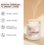 Scented Soy Wax Candle for Home, Cinnamon and Ginger Candle, Essential Oils, Soy Candles Non Toxic, Aromatherapy Candles, 16oz, 60 Hours Burn Time, Hansel and Gretel's House Scent