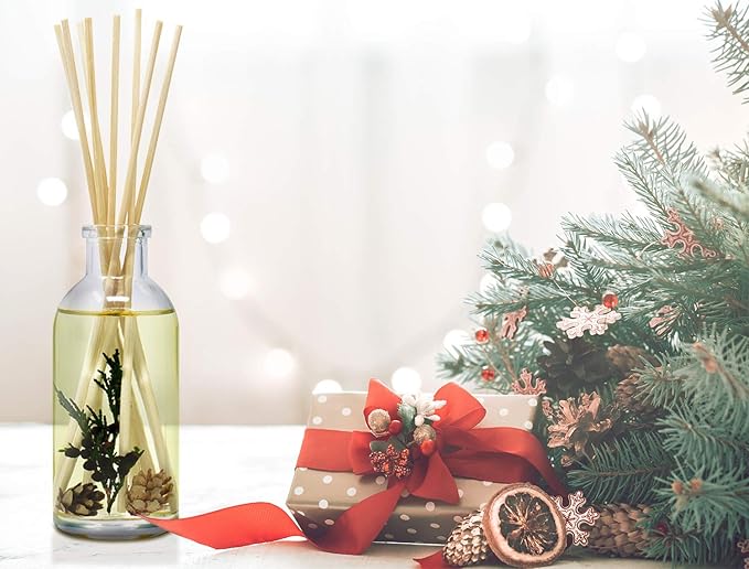 Urban Naturals Reed Diffuser Oil Refill Autumn Woods, Fall Leaves, Cedarwood, Apple Bark, 4 oz + Free Reed Sticks, Made in The USA