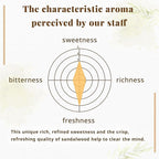 Hasegawa Hyakurakuko Premium Japanese Sandalwood Incense - Long Type, 40 Sticks with Aluminum Holder, 20-30 Min Burn Time, Made in Japan 線香 百楽香 (Sandalwood)