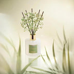 Cocorrína Reed Diffuser - Bamboo Stream Scented Diffuser with 8 Sticks Home Fragrance Reed Diffuser for Bathroom Shelf Decor