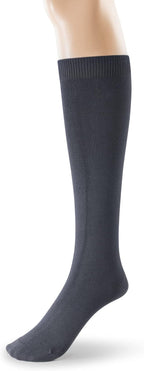 Silky Toes Mens Modal Knee High Socks 2-4 Pk Long Tube Over the Calf Dress Socks