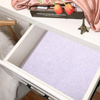 10 Sheets Drawer Liners for Dresser Scented Drawer Liners Non Adhesive Scented Paper for Fragrant Home Shelf Closet(Lavender,Cute Pattern)