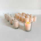Unscented Votive Candles, Clean-Burning Votive Candles, Long-Lasting 14-16 Hour Burn Time, Ideal for Weddings, Home Décor, Spa, and Events, Made in USA, Box of 120, Ivory