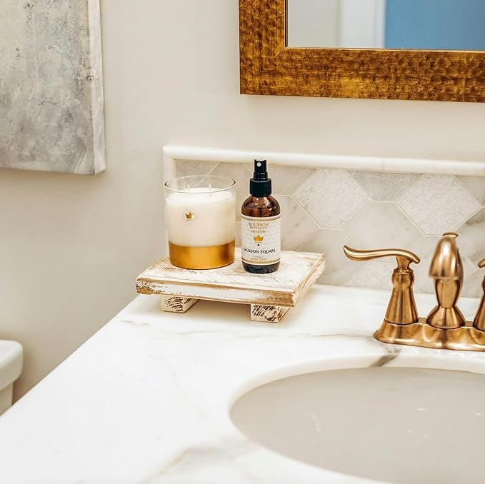 Spritz 4 Ounce Glass Bottle Scented Fragrance Room Mist Spray Air Freshener, Bayou Blossom