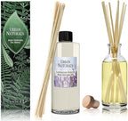 Urban Naturals Reed Diffuser Oil Refill Lavender Fields with Geranium, Clary Sage, Soft Florals 8 oz + Free Reed Sticks, Made in The USA