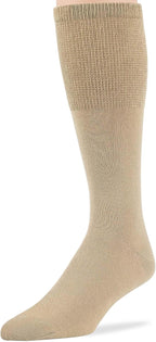 7BIGSTARS KINGDOM Khaki Diabetic Men's Mid-Calf Dress Socks - 5 Pack - Cotton