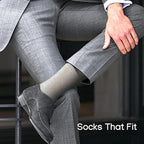 Men's Socks, Ultra Thin Breathable Cotton Mens Dress Socks (5 pack), Super Soft and Lightweight Sock for Men