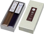 Asayu Japan Traditional Incense Sticks - Purification Set (Sandalwood & White Sage + Sandalwood & Rose), 40gr (Each Scent 20g), for Yoga, Zen Meditation and Relaxation - Traditional Smoke Type