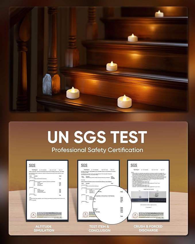 5plots Flameless Candles, 100Pcs Tea Lights Candles Battery Operated, Flameless Tealight Candles, Electric Tea Lights Votive Candles - No Flickering, White - 1.5" x 1.25"