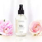 Calyan Wax Co. Rose & Peony Air Freshener, Non Aerosol Bedroom Spray, Natural Room Mist, Aromatherapy Spray with Essential Oils, 4fl oz