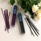 Asayu Japan Low Smoke Incense Sticks - Floral Set (Jasmine + Rose), 40gr (Each Scent 20g), for Yoga, Zen Meditation and Relaxation - Smokeless for Less Irritation