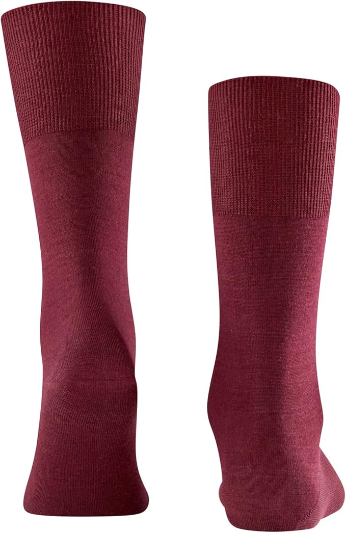 FALKE Men's Airport Dress Socks, Premium Merino Wool Cotton Blend, Sustainable Luxury, Eco-Friendly Business Casual, 1 Pair