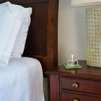 Firefly Fuels Refillable Glass Oil Candle - 2 oz Liquid Candle for Indoor Use, Outdoor Events, Emergency Lighting - Clean Burning with Wick and Holder Included. Use with Liquid Paraffin or Lamp Oil