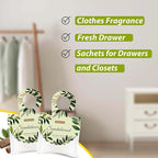15 Packs Sandalwood Scented Sachets Bag for Drawers and Closets, Air Freshener for Home Fragrance Sachet, Long-Lasting Hanging Closet Deodorizer Smell Goods for House