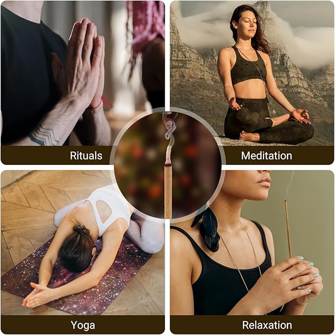 Balsam fir Incense Sticks (50 Sticks), 100% Natural sustainably harvested Balsam fir, Suitable for Yoga, Meditation, Relaxation, and Spiritual Purification