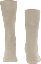FALKE Men's Airport Dress Socks, Premium Merino Wool Cotton Blend, Sustainable Luxury, Eco-Friendly Business Casual, 1 Pair