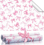 BBTO 20 Sheet Fragrant Drawer Liners for Dresser Scented Cabinet Paper Liners for Shelves 15.8 x 22 Inches Non Adhesive Drawer Paper Mats for Home Shelf Close(Bow)