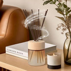 130pcs Reed Diffuser Sticks -10 Inch Essential Oil Aroma Diffuser Reeds Aroma Fragrance Refills(Brown10"/25cm)