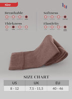 Hugh Ugoli Men's Cotton Dress Socks for Business & Trouser, Thin & Seamless Crew Socks, 4 Pairs with Gift Box, Shoe Size 8-12