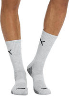 PUMA mens 6 Pack Crew Socks