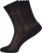 Men's Socks, Ultra Thin Breathable Cotton Mens Dress Socks (5 pack), Super Soft and Lightweight Sock for Men