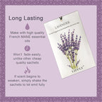 14 Packs Scented Sachets for Drawers and Closets Lavender Fresh Linen Cherry Blossoms White Cotton Lilac Orange Blossoms 6 Different Scent Gift