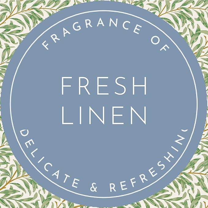 Fragrant Scented Drawer Liners in a William Morris Inspired Design | Pack of 5 Sheets | Contains Essential Oils | Made in The UK (Fresh Linen)