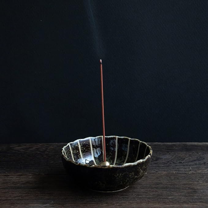 Asayu Japan Traditional Incense Sticks - Temple Set (Sandalwood & Plum + Premium Aloeswood), 40gr (Each Scent 20g), for Yoga, Zen Meditation and Relaxation - Traditional Smoke Type