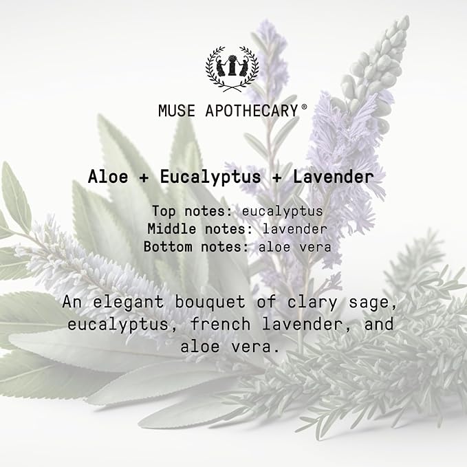 Muse Apothecary Flush Ritual - Aromatic & Refreshing Toilet Spray, Use Before You Go, 4 oz, Infused with Natural Essential Oils - Aloe + Eucalyptus + Lavender, Pack of 3