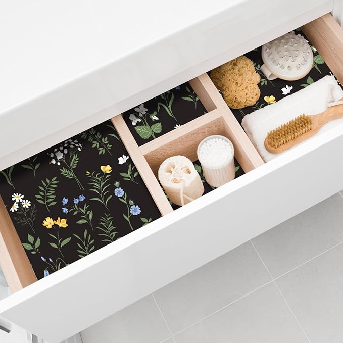 10 Sheets Drawer Liners for Dresser Scented Drawer Liners Non Adhesive Scented Paper for Fragrant Home Shelf Closet