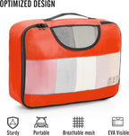 Veken 8 Set Packing Cubes for Travel Essentials, Suitcase Organizer Bags in 4 Sizes, Carry-On Luggage Accessories with Large Laundry & Hanging Toiletry Bag, Must-Have for Airplane, Road Trip & Camping