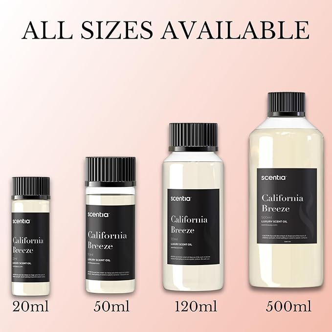 Hotel Diffuser Oil Inspired by The Delano Beach Club Hotel Scent - 20 mL 0.67 fl oz - Essential Oil Blend Orange, Green Tea & Jasmine for Aromatherapy Diffusers - California Breeze