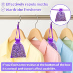 26 Pack Lavender Sachet Bags - Home Fragrance Sachets, Natural Lavender Flowers, Dried French Lavenders Perfect for Wardrobe, Drawers, Closet, Storage