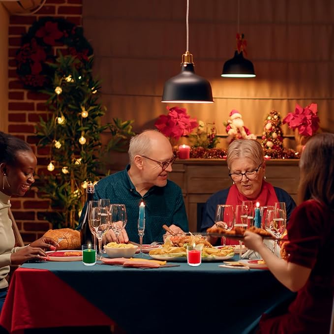 9 Packs Green Votive Candles, Unscented Small Votives for Wedding, St. Patrick's Day Holiday Party, Home Decoration (8 Hour), 1.5" D x 1.25" H