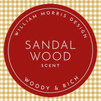 Fragrant Sandalwood SCENTED DRAWER LINERS in a BARLEY GINGHAM Design | Pack of 5 Sheets | Contains Essential Oils | MADE IN THE UK.