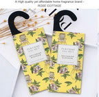 Large 12 Packs Apricot Blossom Hanging Closet Air Freshener Scented Sachets Long Lasting Smell Goods