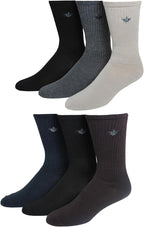 DOCKERS Men's Performance Socks - 3-Pairs and 6-Pairs Athletic and Dress Crew Socks for Men