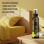Non-Toxic Odor Eliminator, Natural Citrus Lemon Zest Air Freshener Spray for Home, Room, Closet & Couch Deodorizer, Long Lasting Bathroom & Toilet Freshener, Safe for Kids & Pets - 2 PK - 4 Oz each