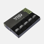 VRD Men’s Dress Socks, Bamboo 5-Pack Mens Socks, Mid Calf Length, Crew Socks Gift for Men Shoe Size 8-13