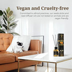 Luxury Reed Diffuser Set - 110ml Aromatherapy Diffuser with Natural Sticks, Aesthetic Room Decor, Long-Lasting Air Freshener for Home, Bathroom, and Office, Essential Oil Stick Diffuse (Mango Pack 3)