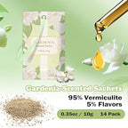 SCENTORINI Scented Sachets for Drawers and Closets, Gardenia Scent 14 Pack, Long-Lasting Sachets Bags Wardrobe Freshener, for Shoe Wardrobe, Cupboard