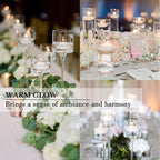 50 Pack of 2-Inch White Floating Candles - Ideal for Weddings, Home Décor, Spa Baths, and Romantic Settings.