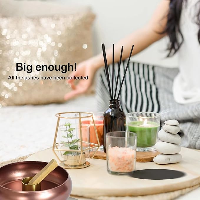 6.5 Inch Incense Holder, Incense Burner, Palo Santo Holder, Incense Sticks Holder, Smudge Bowl for White Sage, Palo Santo Sticks.