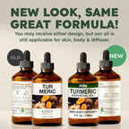 KUKKA Turmeric Oil for Skin - 4 Fl Oz - for Hair, Skin, Diffuser, Aromatherapy & DIY Soap Making Scent