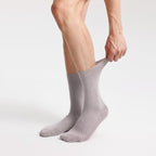 VRD Men’s Dress Socks, Bamboo 5-Pack Mens Socks, Mid Calf Length, Crew Socks Gift for Men Shoe Size 8-13