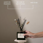 Craft & Kin Reed Diffuser with Dried Flowers | 5 oz White Lavender Scented Fall Reed Diffusers for Home, Bathroom | Scent Sticks | Elegant Fragrance Home Decor for Men & Women