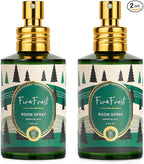 Fir & Forest Room Spray 2 Pack, 3.4oz/100ml Each – Long-Lasting Air Freshener & Odor Eliminator for Home, Linen, Bathroom, Bedroom & Office, Concentrated Room Spray